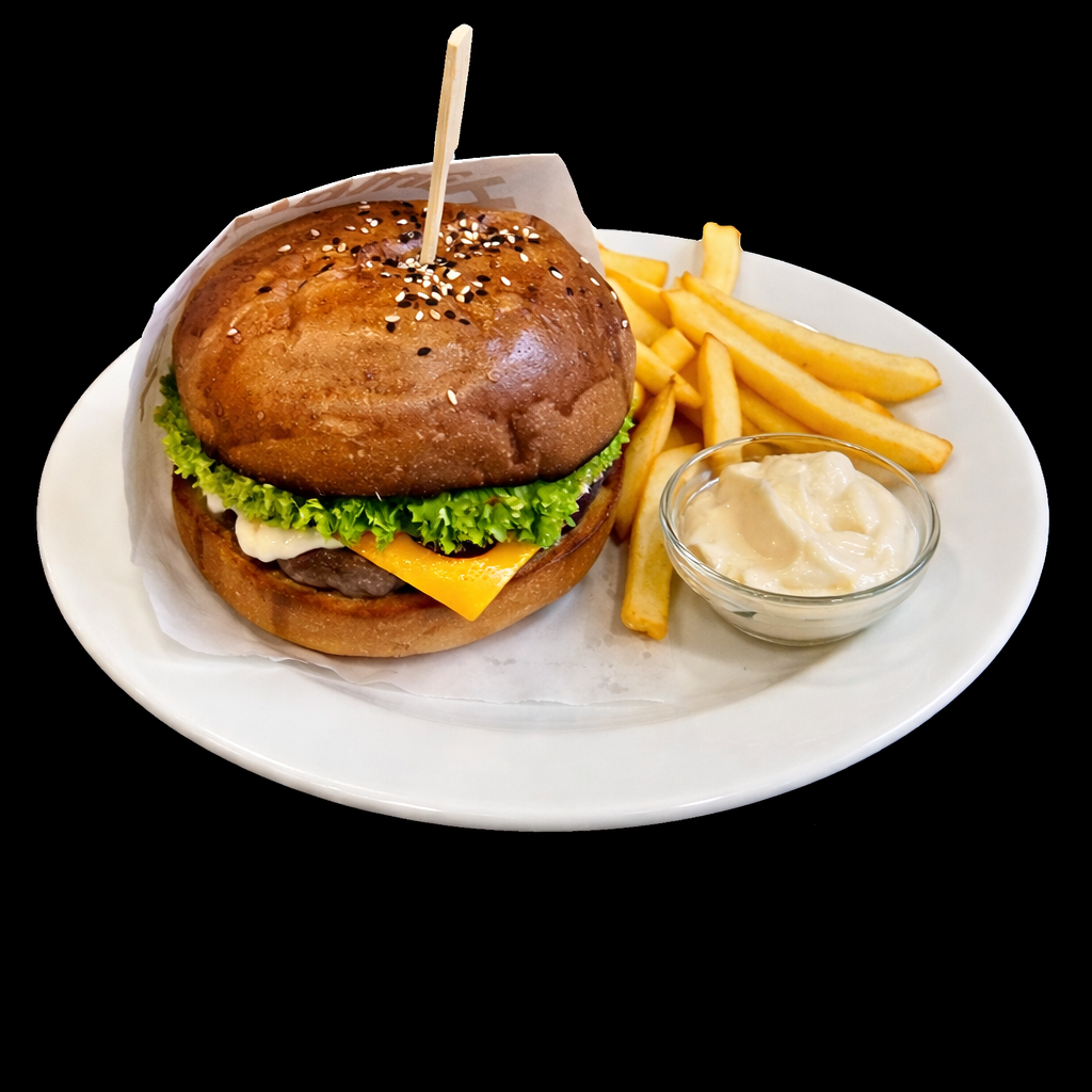 Marino cheddar s hranolkami a majonézou