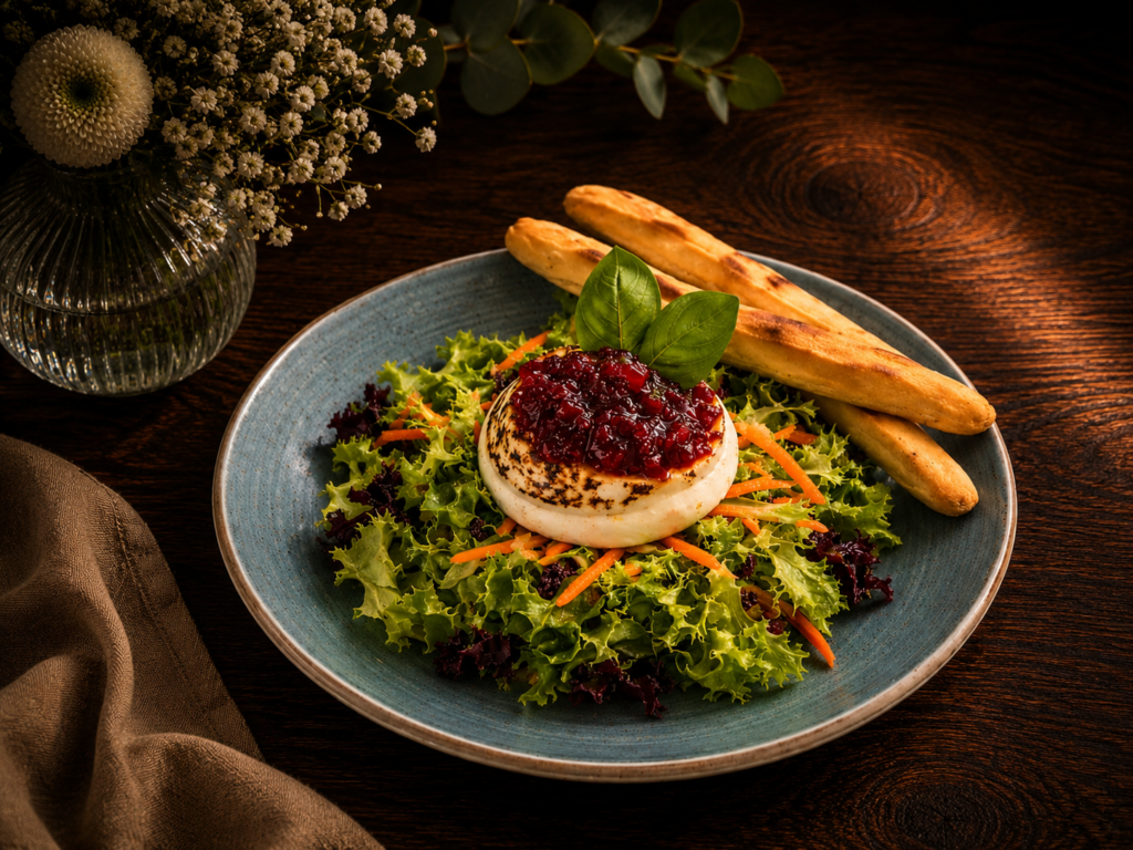 Camembert šalát