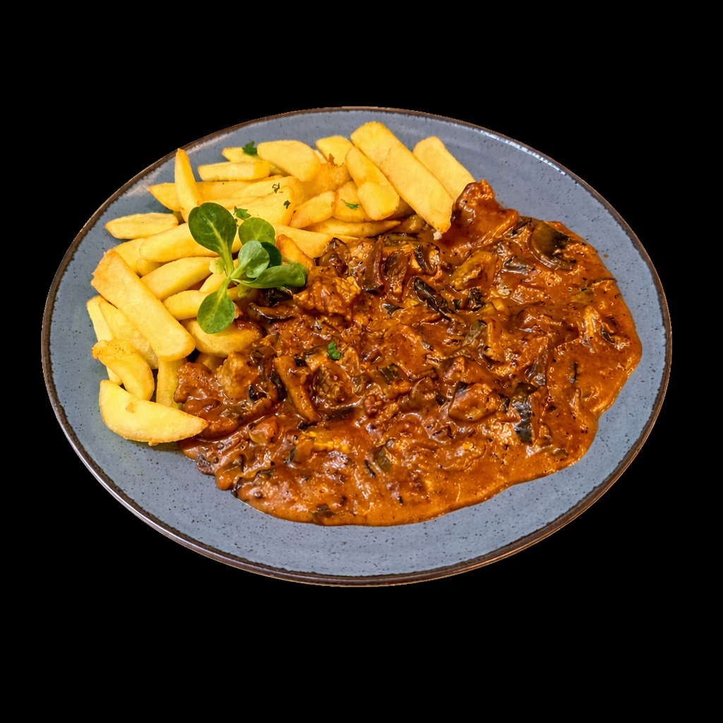 Stroganov z bravčovej panenky